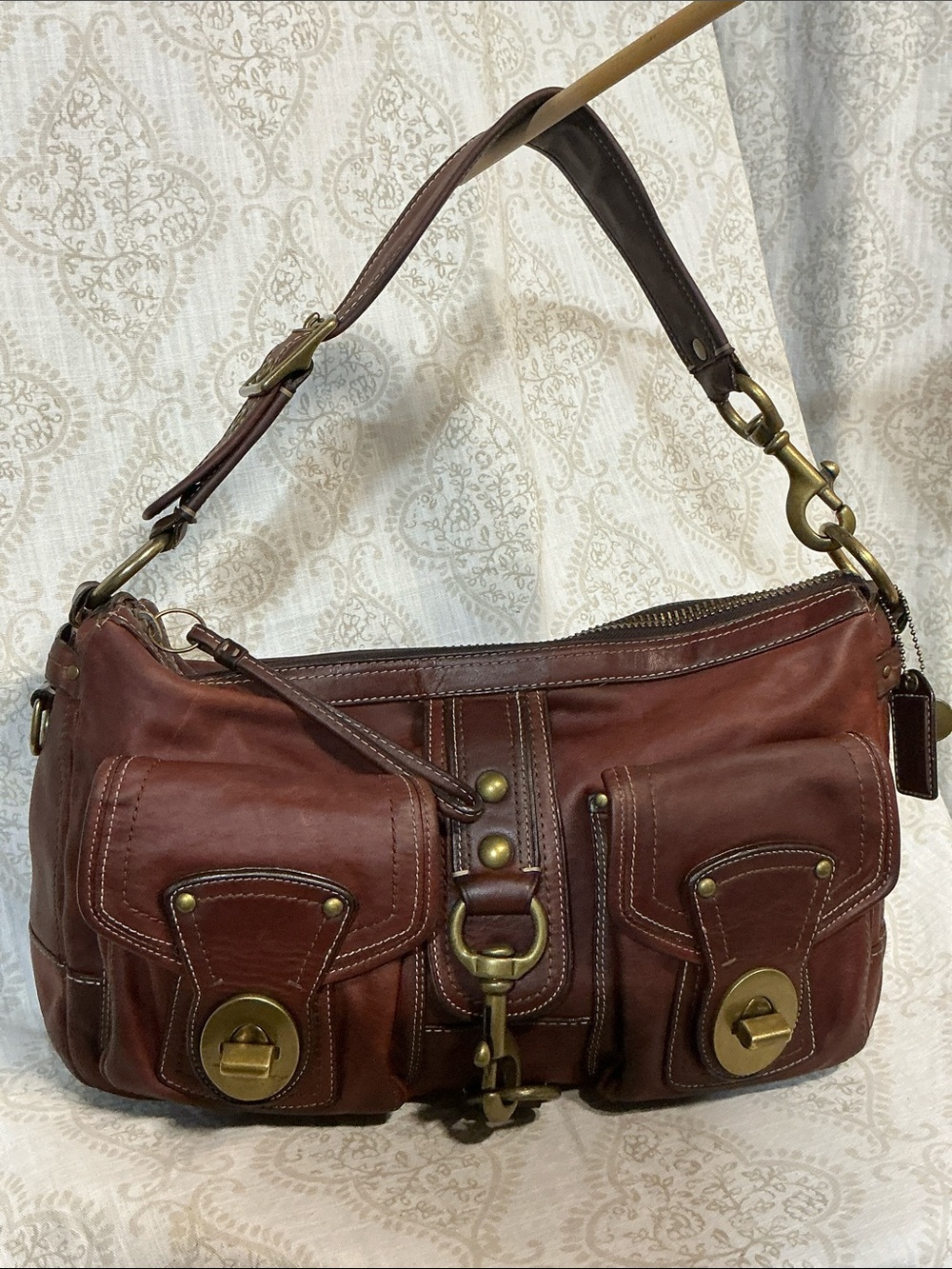 Coach Legacy 65th Anniversary Mandy Leather Cognac